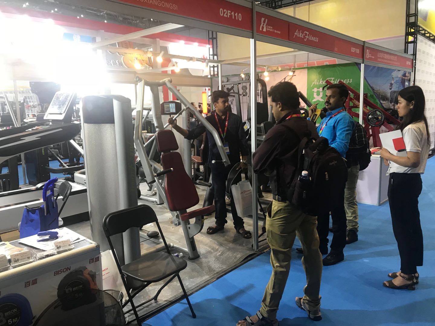 aikefitness in China sports show 2018